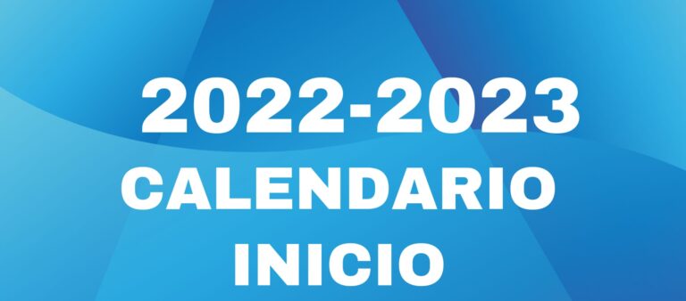 Calendario Inicio Temporada 2022-2023