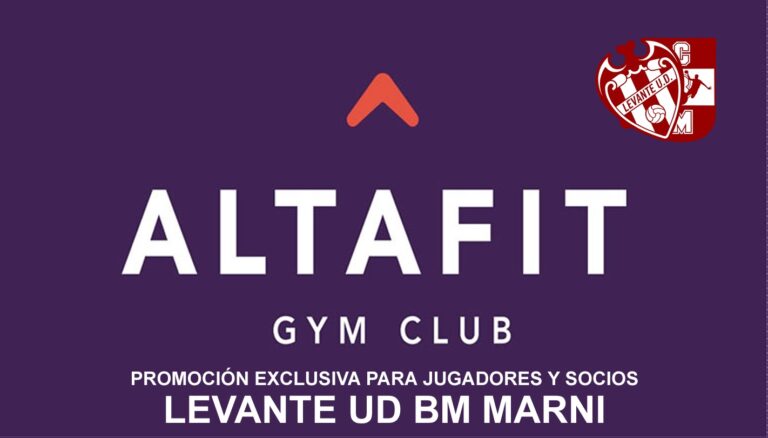 Promoción ALTAFIT GYM CLUB, patrocinador del club